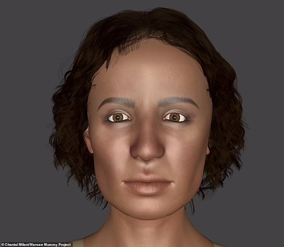 چهره بازسازی شده اولین مومیایی باردار مصر باستان ۲۰۰۰ سال بعد از مرگ او