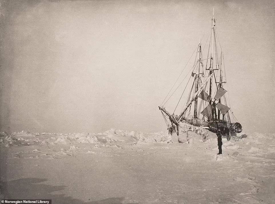 تلاش حیرت انگیز کاشف نروژی برای رسیدن به قطب شمال به روایت تصویر