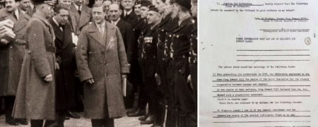 کشف نامه وزیر امور خارجه هیتلر به پادشاه بریتانیا و درخواست کمک از او در دادگاه نورنبرگ