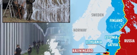 «پرده سیم خاردار» ۲,۰۰۰ مایلی اروپا در مرز با روسیه و بلاروس علیه «جنگ هیبریدی» کرملین