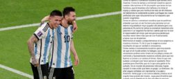 «ما را ببخش»؛ وایرال شدن دوباره نامه‌ای که بازیکن جوان تیم ملی آرژانتین به لیونل مسی نوشت