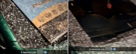 ترفندهایی برای پاک کردن شیشه یخ زده ماشین که نمی دانستید + ویدیو