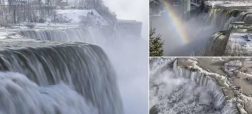 آبشار نیاگارا یخ زده