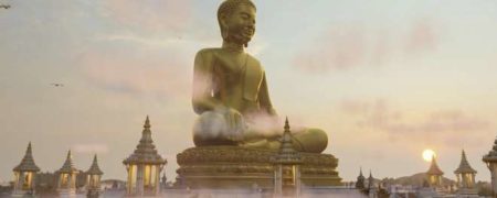 ۴۰ میلیون دلار هزینه ساخت مجسمه بودای طلایی غول پیکر ۱۰۰ متری در کامبوج