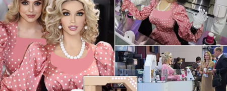 افتتاح کافی شاپی در دُبی با ربات صندوقداری که سوپرمدل است!