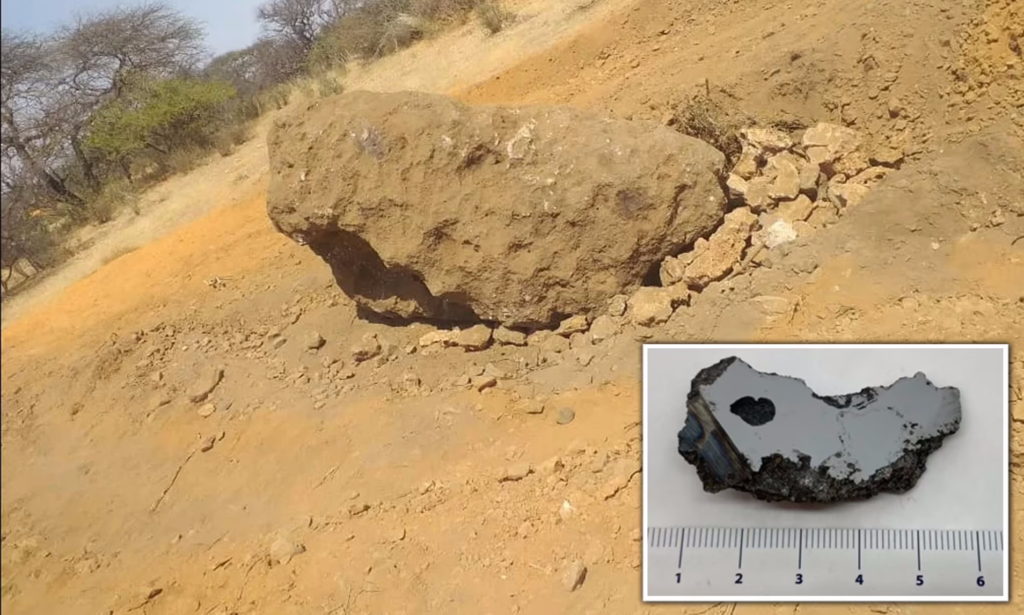 کشف دو ماده معدنی جدید در شهاب سنگ ۱۴ تنی که دو سال پیش در سومالی سقوط کرد