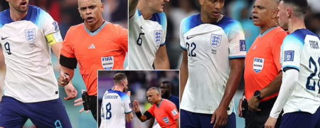 تغییر ویکی پدیای داور بازی انگلیس و فرانسه توسط هواداران انگلیس بعد از بازی دیشب