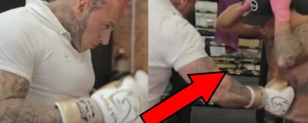 تمرینات سنگین مارتین فورد در آستانه اولین مبارزه بازیگر و ورزشکار بریتانیایی در قفس + ویدیو