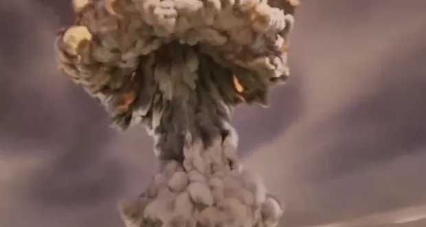 انفجار یک بمب اتم در محیط واقعیت مجازی 