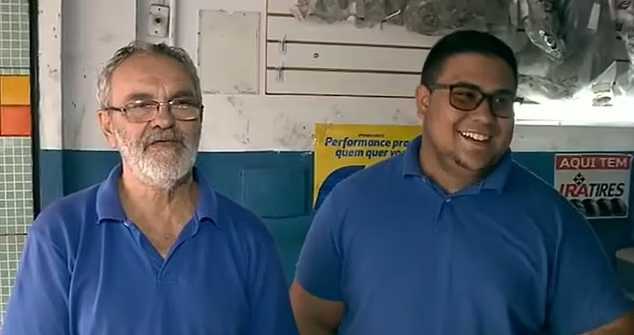 ویدیوی خنده دار دوربین مداربسته گاراژ داماد و پدرزن برزیلی را معروف کرد