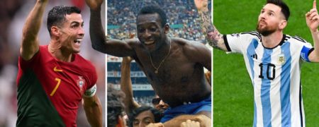 مقایسه آمار گلزنی پله، لیونل مسی و کریستیانو رونالدو در عرصه باشگاهی و ملی