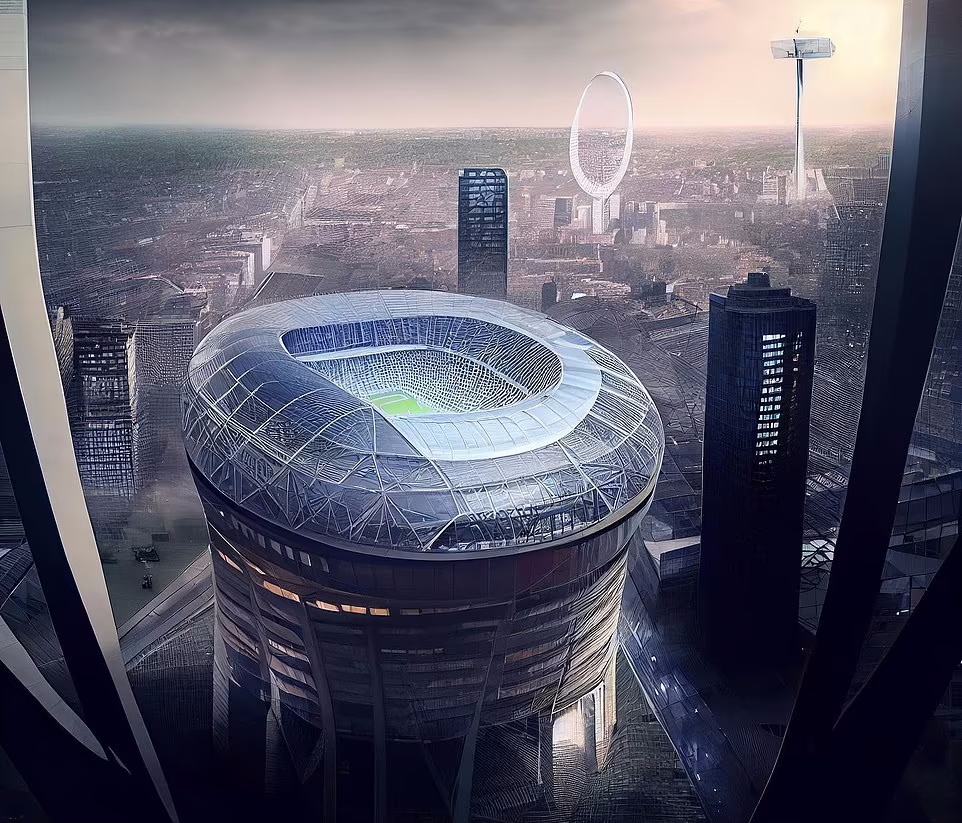 استادیوم های آینده چه شکلی خواهند بود؟ هوش مصنوعی پاسخ می‌دهد
