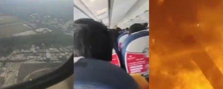 لحظه هولناک سقوط هواپیمای نپالی از زاویه دوربین یکی از مسافران + ویدئو