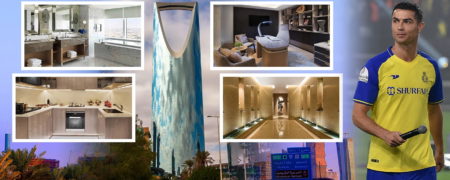 نگاهی به هتل چهار فصل ریاض محل اقامت کریستیانو رونالدو در عربستان + ویدیو