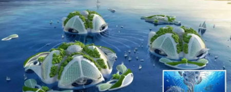 Aequorea؛ شهر شناور ساخته شده از زباله که واحد پولی منحصر به خود را دارد + ویدیو