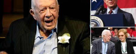 جیمی کارتر ۹۸ ساله ساعات آخر عمرش را در خانه سپری می کند + ویدیو