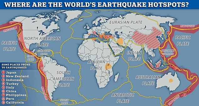 حلقه آتش؛ ۹۰ درصد زلزله های مرگبار جهان در این منطقه رخ می دهد + ویدیو