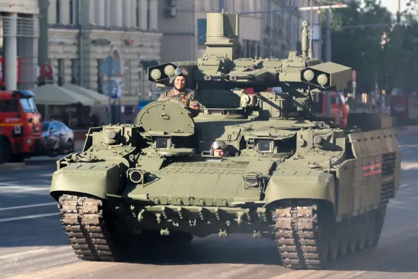 اوکراین اولین خودرو زرهی ترمیناتور روسیه <a href=