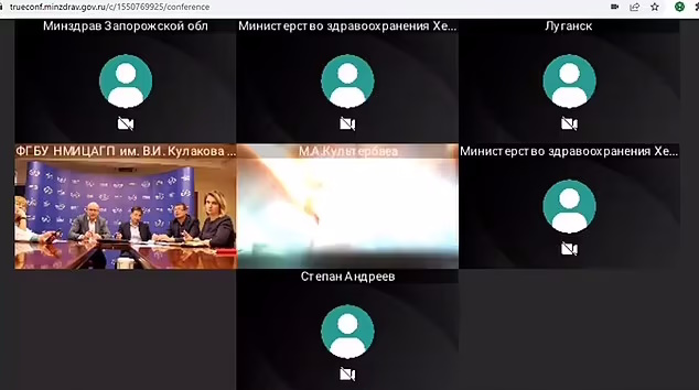 لحظه هک شدن تماس ویدیویی بین روسیه و طرفدارانش در اوکراین