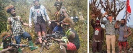 تصاویر خلبان نیوزیلندی که توسط جدایی طلبان اندونزی به گروگان گرفته شده است + ویدیو