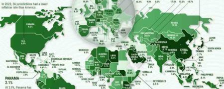 کدام کشورها پایین ترین نرخ تورم را در جهان دارند؟ [اینفوگرافیک]