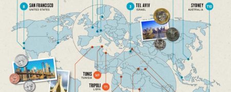 گران‌ترین و ارزان‌ترین شهرهای جهان برای زندگی؛ جایگاه تهران کجاست؟ + اینفوگرافیک