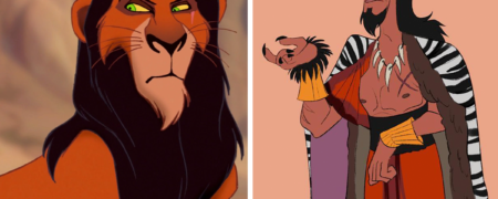 آثار هنرمندی که شخصیت های نمادین دیزنی را از حیوانات به انسان و بالعکس تبدیل می‌کند