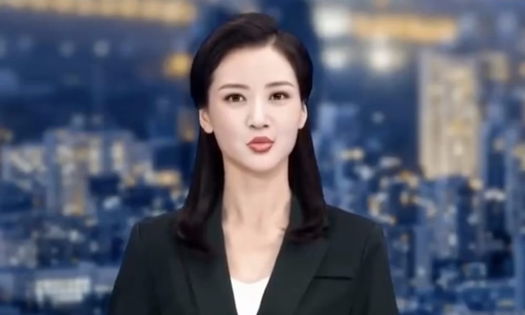 رونمایی از ربات اخبارگوی جدید چین که با هوش مصنوعی کار می‌کند [تماشا کنید]