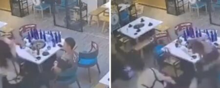 مهارت های رزمی‌ یک زن پیشخدمت ملقب به بروس لی در تقابل با مشتری آزارگر + ویدئو