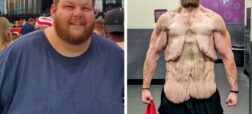 وایرال شدن تصاویری از کاهش وزن ۱۵۰ کیلوگرمی یک مرد در شبکه های اجتماعی