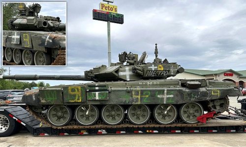 انتقال تانک T-90A روسی به آمریکا برای مهندسی معکوس بعد از غنیمت گرفته شدن در اوکراین
