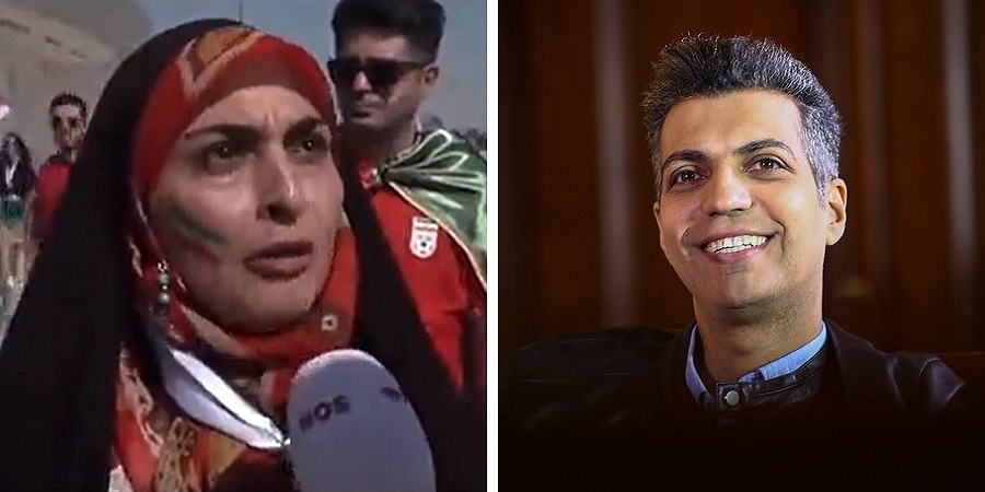 کنایه عادل فردوسی پور به ماجرای «خانم بیکاز» در جام جهانی قطر + ویدئو