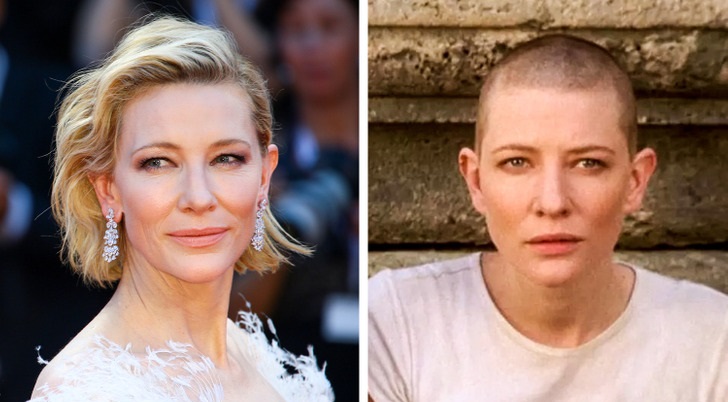 ۷ بازیگر زن که جرات تراشیدن موی خود را داشتند