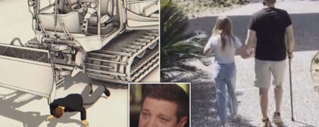 اولین مصاحبه جرمی رنر پس از سانحه مرگبار و انیمیشن تکان دهنده از چگونگی وقوع حادثه