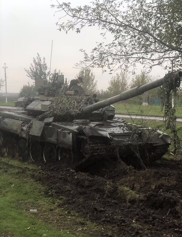 انتقال تانک روسی غنیمت گرفته شدن در اوکراین به ایالات متحده