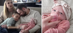 خانواده ای که بعد از ۱۳۸ سال تولد اولین نوزاد دختر خود را جشن گرفت