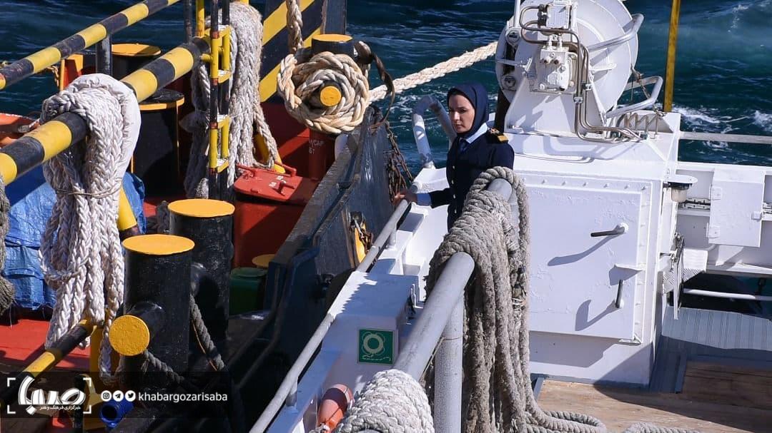 راحله طهماسبی اولین کاپیتان زن دریانوردی ایران