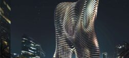 برج بوگاتی دبی؛ طراحی باورنکردنی برای بالا بردن خودروهای لوکس تا داخل پنت هاوس + ویدیو