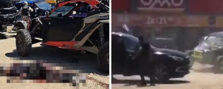 تصاویری ترسناک از درگیری مسلحانه کارتل های مواد مخدر مکزیک + ویدیو