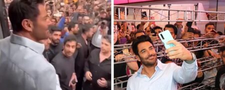 پشت پرده ازدحام هواداران محمدرضا گلزار؛ آقای بازیگر به صحنه سازی متهم شد! + ویدئو