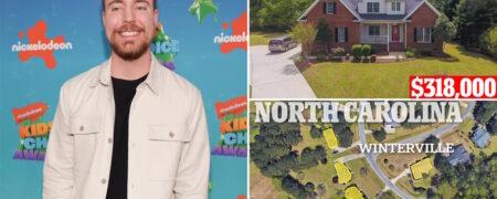 یوتیوبر معروف تمام خانه های یک محله را برای خانواده و کارمندانش خرید