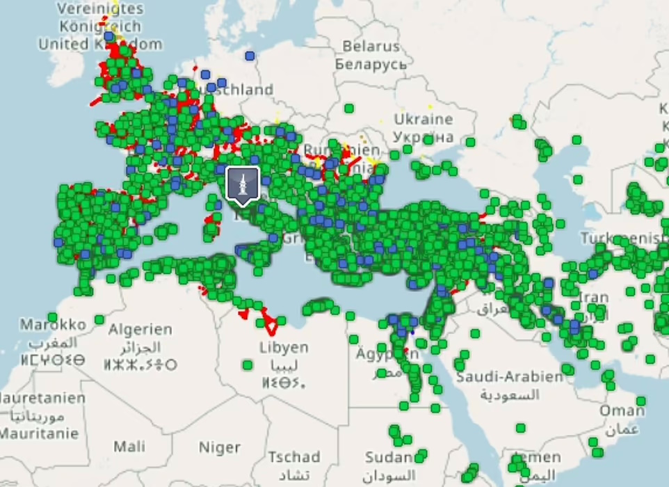 نقشه تعاملی آنلاین که مکان گنجینه های باستانی را نشان می‌دهد