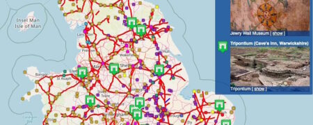 نقشه تعاملی جذابی که گنج های باستانی پنهان را در سراسر جهان نشان می‌دهد