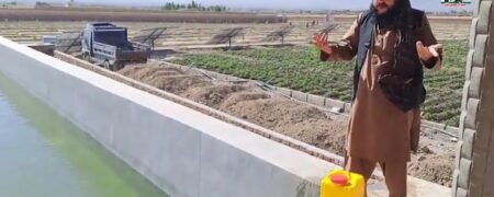 توهین گستاخانه فرمانده طالبان در مورد حقابه هیرمند و اظهارات سید ابراهیم رییسی + ویدیو