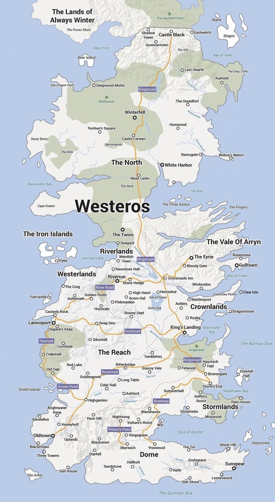 نقشه وستروس