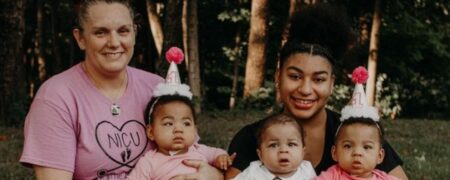 داستان پرستار آمریکایی که سرپرستی یک مادر ۱۴ ساله و سه قلوهایش را به عهده گرفت