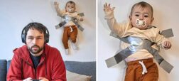 پدر خلاق بلژیکی که با تصاویر «خطرناک» فرزندان خردسالش مشهور شد