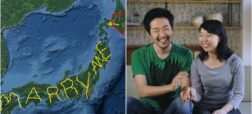 سفر ۷,۰۰۰ کیلومتری مرد ژاپنی برای نوشتن عبارت «با من ازدواج کن» در گوگل ارث
