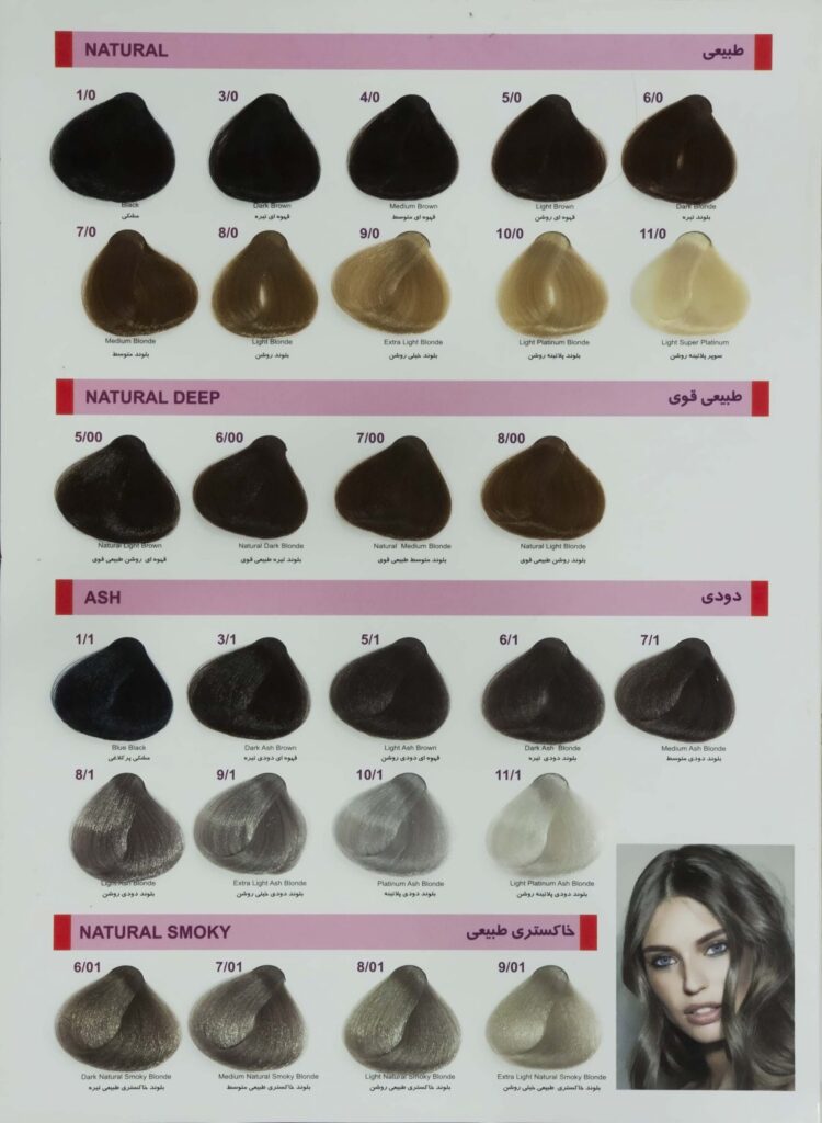 روش تشخیص رنگ موی با کیفیت از رنگ موی بی‌کیفیت