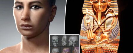 بازسازی چهره «توت عنخ آمون» فرعون جوان مصر برای اولین بار پس از ۳,۳۰۰ سال